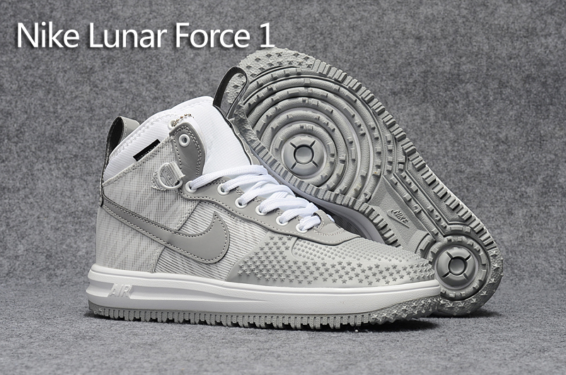 Nike Lunar Force 1 Laser 3M Wolf Grey Shoes